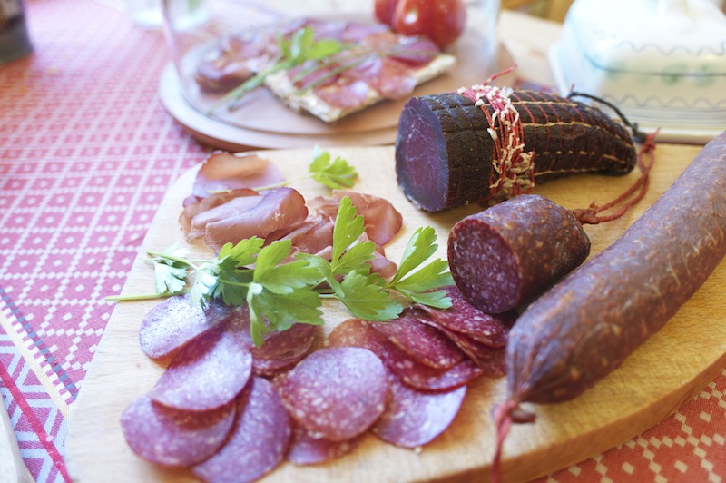 Wasserbüffelfleisch Salami